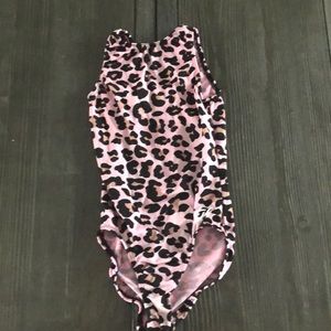 Gk elite pink cheetah print leo size child medium